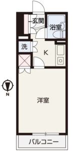 岡山市北区東島田　ダイアパレス東島田407　マンション　550万円　おうち家不動産㈱岡山駅西口支店